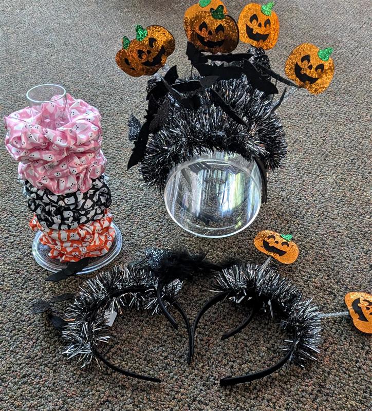 Halloween Headbands and scrunchies assorted.