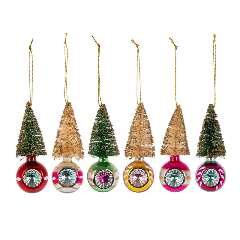 Mini Retro Tree Ornament