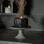 Black Jack O Lantern Flame Candle