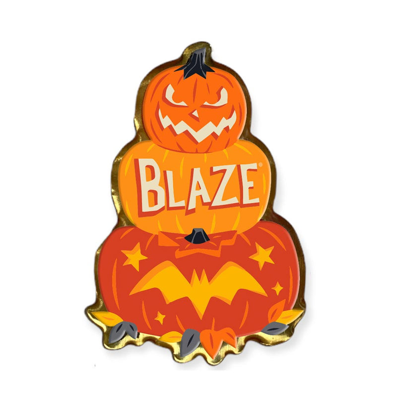 Blaze playful pumpkin charm